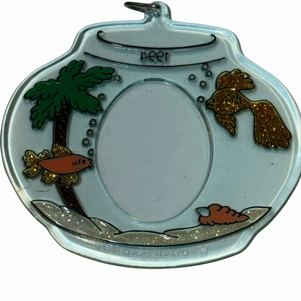 1994 Hallmark Keepsake SPECIAL CAT Photo Holder Ornament - No Box -‎ Unique